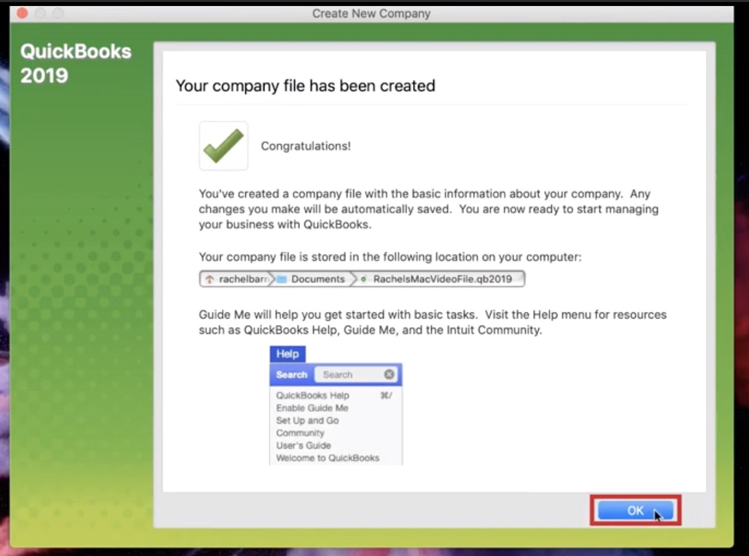where to find the ein on quickbooks for mac